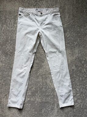 Zara white skinny fit jeans- size 34